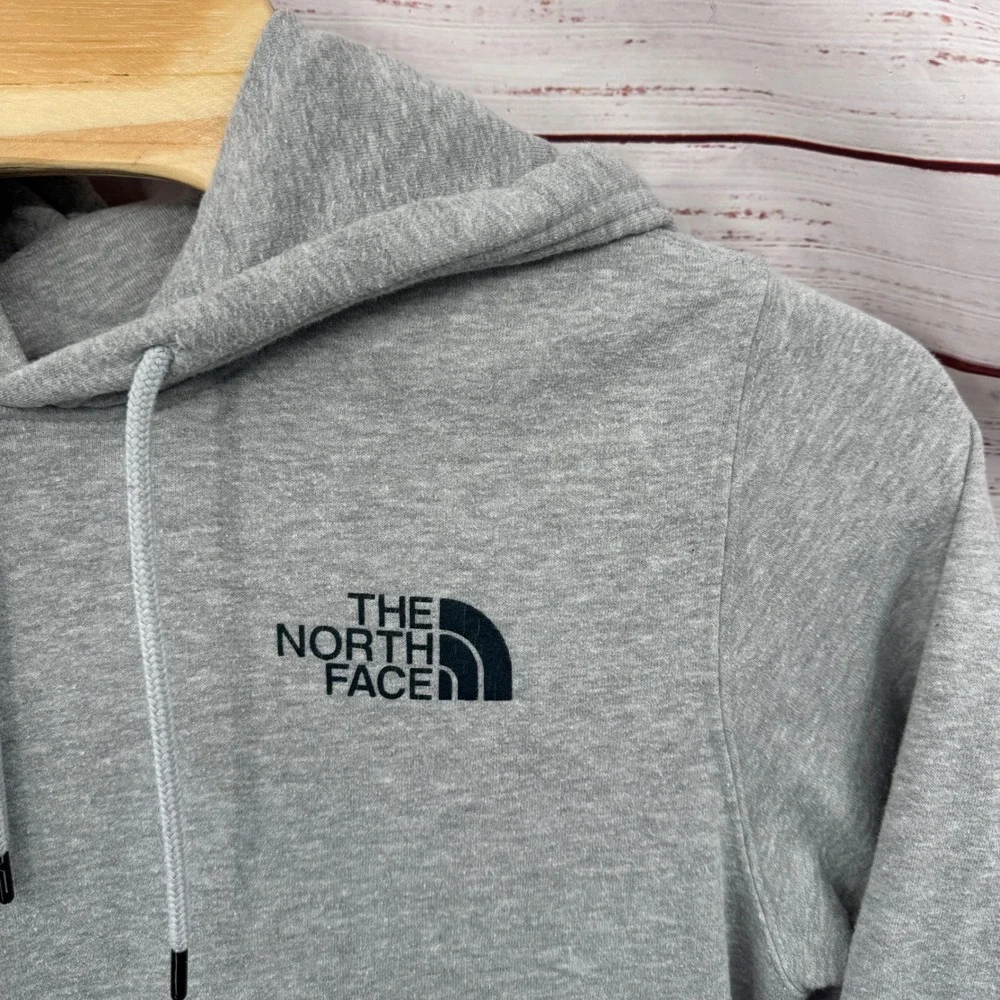The North Face Hoodie Mens‎ Large Grey Pullover Sweatshirt Never Stop Exploring